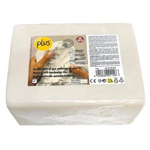 SIO-2® PLUS NATURAL AIR DRY CLAY EXTRA WHITE 5KG