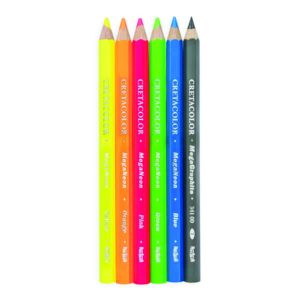 CRETACOLOR ARTIST STUDIO - MEGA PENCILS NEON & GRAPHITE