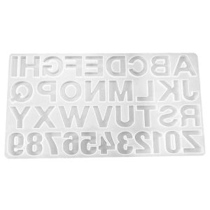 SILICONE MOLD ENGLISH ALPHABETS & NUMBERS