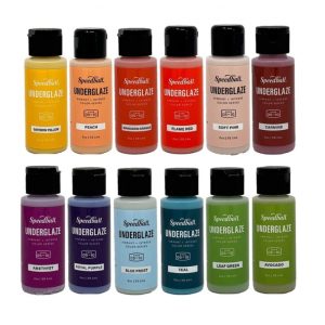 Speedball® New Underglaze Sampler Pack 12colors SET