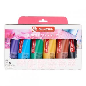 TALENS ART CREATION ACRYLIC  COLOUR SET 12 x Tube 75 ml