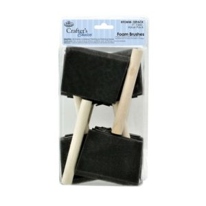 ROYAL & LANGNICKEL Crafter's Choice Foam Brush 3" - Set of 10pcs.