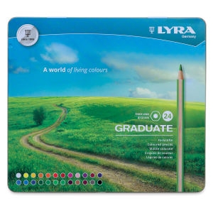 LYRA GRADUATE COLOUR PENCILS 24 PCS SET