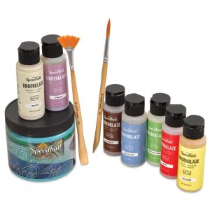Speedball® Glaze Starter Kit 10 Pieces SET