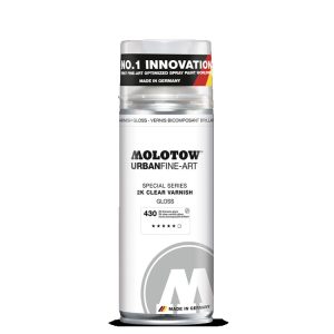 MOLOTOW URBAN FINE-ART™ 2K CLEAR VARNISH GLOSS 400ML.