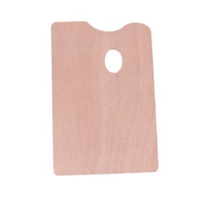 RECTANGLE WOODEN PALETTE 30X40 CM