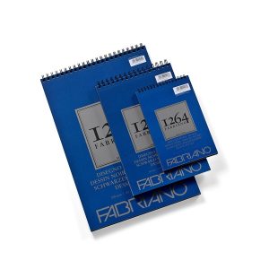 FABRIANO 1264 Black Drawing Pads 200gsm