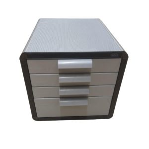 MESCO 4 LAYERS FILE CABINET 380X295X260MM SILVER