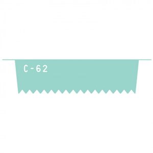 Princeton Catalyst ™ Contour Tool Shape - C-62, Turquoise