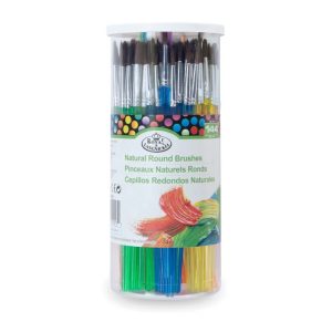 ROYAL & LANGNICKEL® Natural Round Brushes - 144pcs/SET
