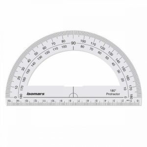 ISOMARS Semi Circular Protractor - 180 degree