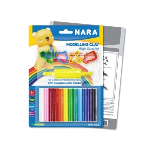 NARA Modelling Clay 165g X 12 Colours Set