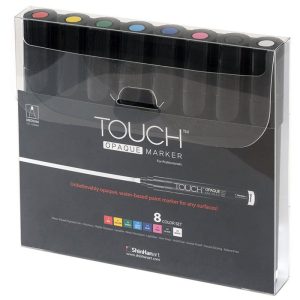 SHINHANArt TOUCH "OPAQUE MARKER SET OF 8 - MEDIUM (1.5-2.3MM)