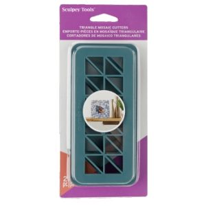SCULPEY TRIANGLE MOSAIC CUTTERS 2PCS