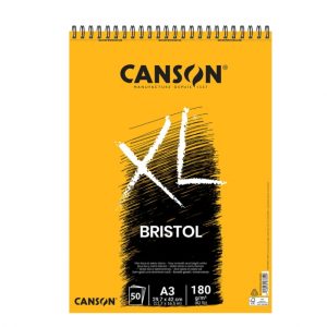CANSON XL® Bristol Pad 180gsm 50Sheets.