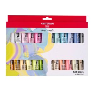 Amsterdam Standard Series Acrylic 24 x 20 ml Set Soft Colors