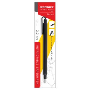 ISOMARS Retractable Eraser PEN Round