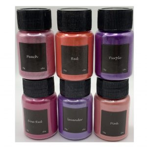 MICA POWDER SET OF 6 - LAVENDER BERRY