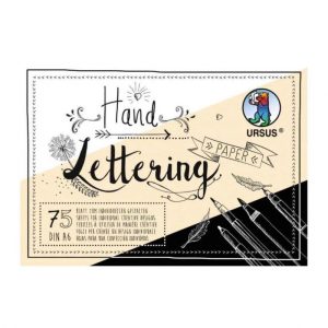 Hand Lettering Paper Pad 200/210gsm mix of 3 colors 75 sheet