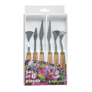RGM NEW AGE SCHOOL LINE PALETTE KNIVES SET/6PCS