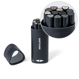 MOLOTOW SKETCHER SET 12 PCS GREY KIT 1