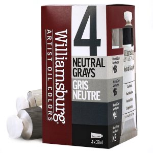 Williamsburg Oil Color Neutral Gray Set/4pcs