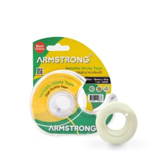 ARMSTRONG Invisible Tape with Dispenser 18MMX15M