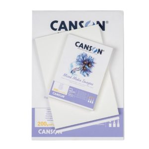 Canson Mix Media Imagine Light Grain Color 200 gsm 50 Sheets