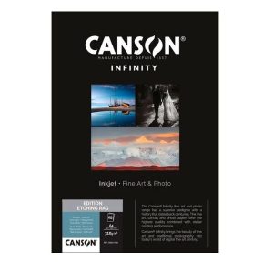 CANSON® A4 Fine Art & Photo Paper INFINITY Edition Etching Rag 310GSM 25Sheets.