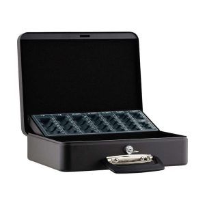 SAX CASH BOX (Metal Money Case) L BLACK