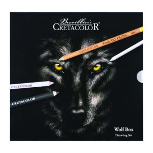 CRETACOLOR "WOLF BOX" DRAWING SET