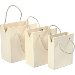CREOTIME plywood Bag With Handle Set of 3