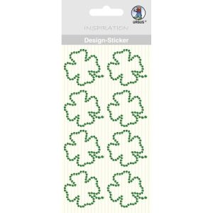 URSUS Design Sticker "Shamrock" green