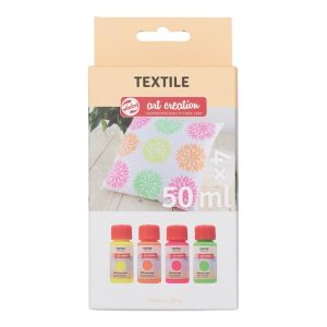 TALENS ART CREATION  TEXTILE SET 4x 50 ml NEON