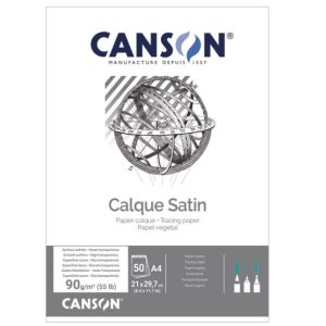 Canson® Calque Satin Tracing Paper Pad 90 gsm 50 Sheets