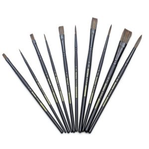 ISOMARS Platinum Brush Round & Flat - Set of 10