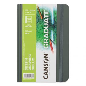CANSON GRADUATE DRAWING BOOK WHITE 160gsm