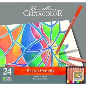 CRETACOLOR PASTEL PENCIL SET 24 COLORS