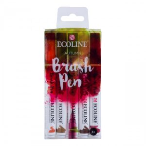 ECOLINE BRUSH PENS  Set of 5 - Autumn