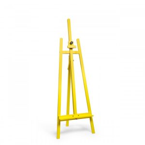 MESCO LYRE WOODEN EASEL STAND YELLOW