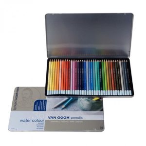 VAN GOGH WATERCOLOUR PENCILS ADVANCED SET WITH 36 COLOURS