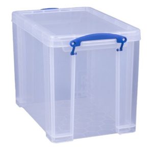 REALLY USEFUL STORAGE BOX CLEAR 19 LITRE