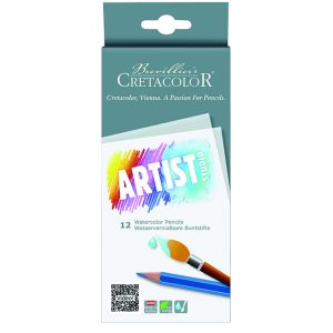 CRETACOLOR ARTIST STUDIO WATERCOLOUR PENCILS 12 PCS SET