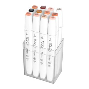 ShinhanArt TOUCH Twin 12Pcs Brush Marker SET (Skin Tones)