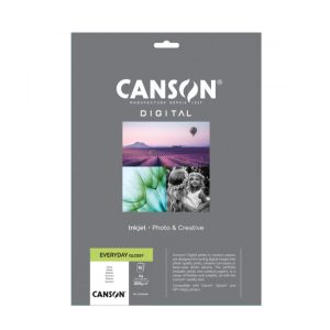 CANSON® A4 Photo & Creative Photo Paper Digital Everyday Glossy 200gsm 15Sheets.
