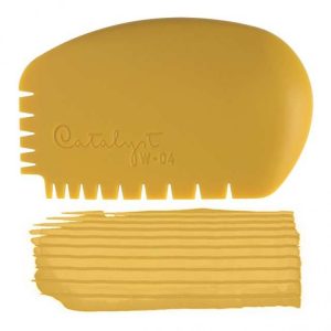 Princeton Catalyst Silicone Wedge Tool Shape - W04, Colour - yellow