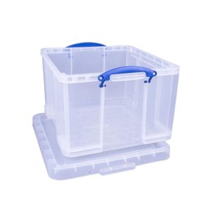 REALLY USEFUL STORAGE BOX CLEAR 42 LITRE