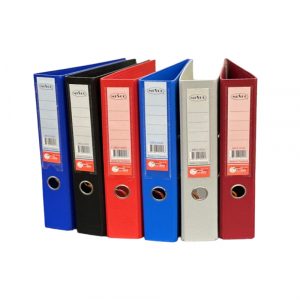 MESCO COLORED PVC LEVER ARCH FILE A4 NARROW