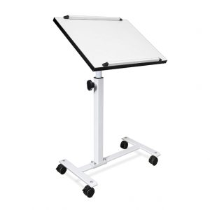 ISOMARS LAPTOP STAND DESK – Adjustable (White)