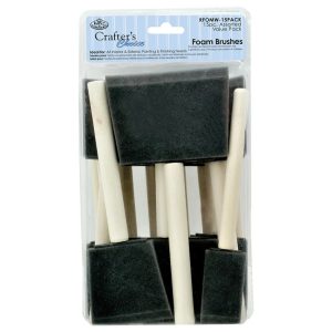 ROYAL & LANGNICKEL® Crafter's Choice™ 15pc Assorted Foam Brush Set